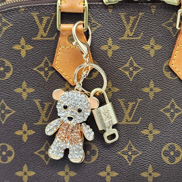 Authentic Louis Vuitton Lock & Key with unbranded Bagcharm, Keycharm, Keychain - Picture 7 of 7